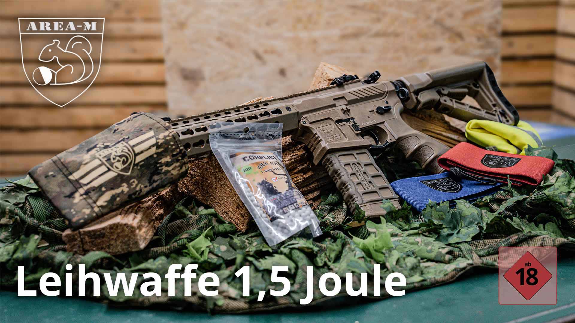 Leihwaffe 1,5 Joule Leihwaffe 1,5 Joule