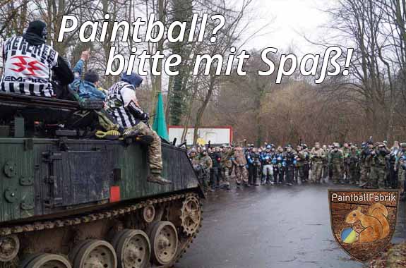 Paintball, bitte mit Spaß Paintball, bitte mit Spaß