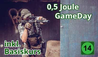 Airsoft 0,5 Joule GameDay inkl. Basiskurs